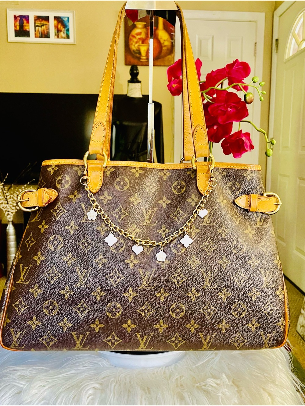 Louis Vuitton Batignolles Horizontal Monogram leather Tote